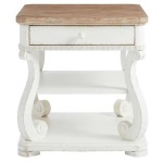 Juniper Dell End Table 17th Century White