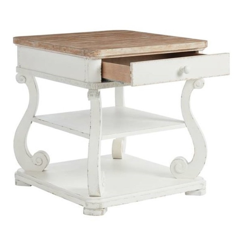 Juniper Dell End Table 17th Century White By Stanley