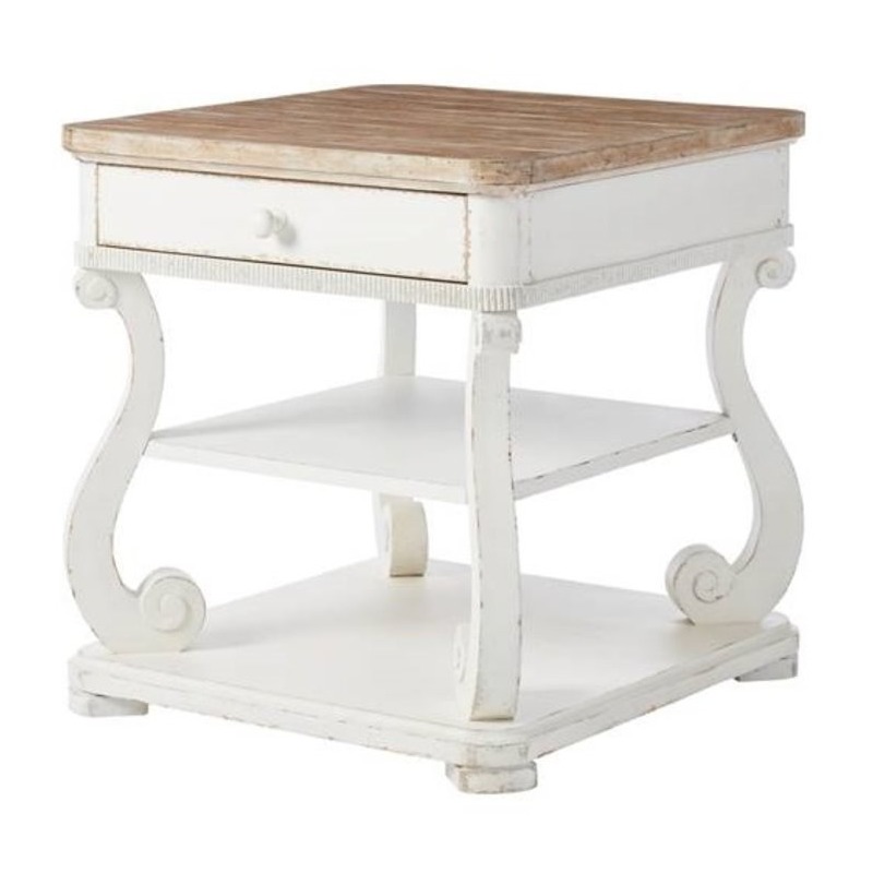 Juniper Dell End Table 17th Century White By Stanley