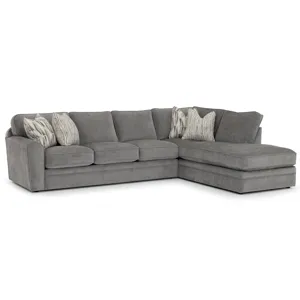 629 - 2 PC Sectional - Pleasure Fog