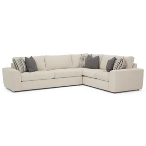 2 PC Sectional - Dominator Cream