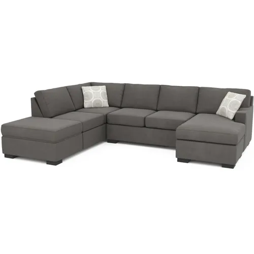 2 PC Sectional - Stellar Smoke