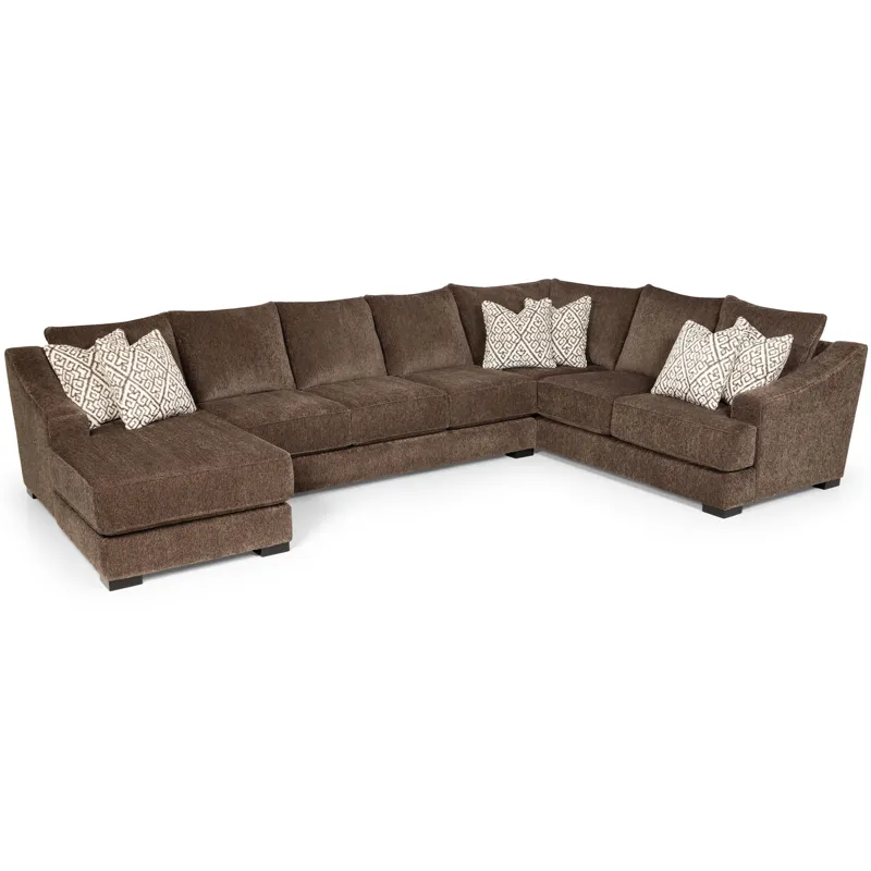 3 PC Sectional - Lux Iron