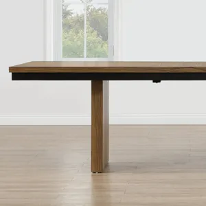 Roatan 80-96\" Table With 16-Inch Self-Storing Leaf