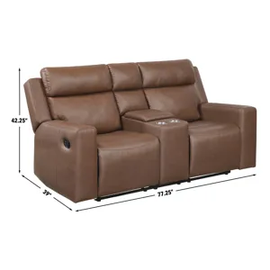 Barron Brown Sofa & Loveseat(Sn And Ln Living Room Set