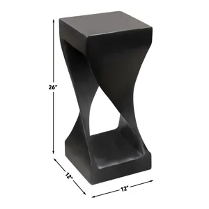 Solana Black Side Table