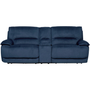 Olsen Indigo Power Reclining Loveseat Sectional