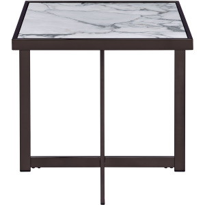 Kayley Sintered Stone Square End Table