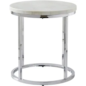 Echo White 3-Piece Marble Occasional Set