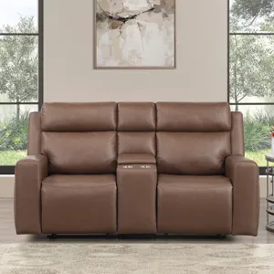 Barron Manual Reclining Console Loveseat