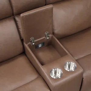 Barron Brown Sofa & Loveseat(Sn And Ln Living Room Set