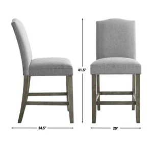 Grayson Counter Chair Gray