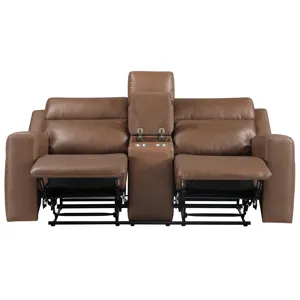 Barron Manual Reclining Console Loveseat