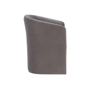 Iris Upholstered Dining/Accent Chair, Fog