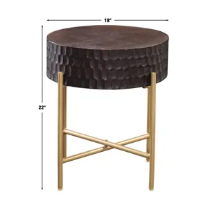 Bobbi Round End Table
