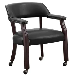 Tournament Arm Chair W/Casters, Gray
