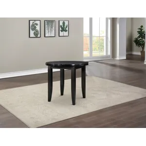 Markina Round Black Marble Table