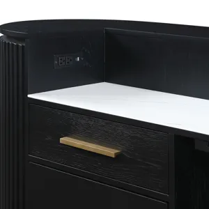 Colvin Black Bar, 68\" X 26\" X 42\"
