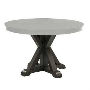 Rylie Trestle Table Base, Black Finish