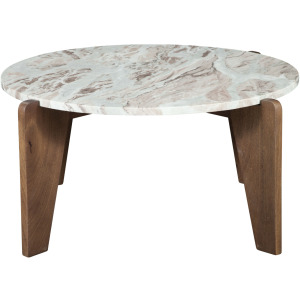 Shavon Brown Marble Top Cocktail Table