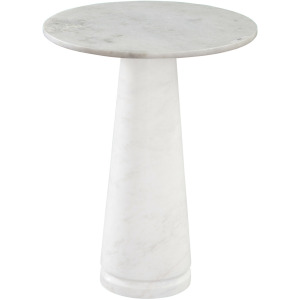 Joni Talita White Marble End Table Top