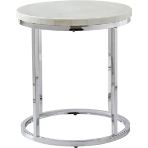 Echo White 3-Piece Marble Occasional Set