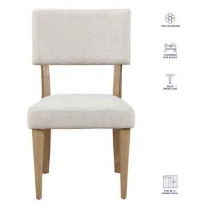 Colvin 5-Piece 52" Round White Marble Dining , Brown Living Room Set