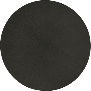 Rylie 48-Inch Round Counter Table Top With 4 Drawers, Black Finish