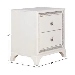 Cassie 4-Piece Illuminating Bedroom Set - King