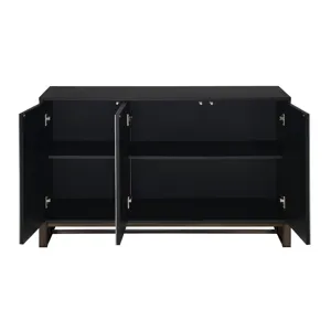 Mazie 3-Door Sideboard W/Pattern Mirror