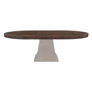 Vaughn 60-96″ Dining Table Top W/2-18″ Leaves, Coffee Finish