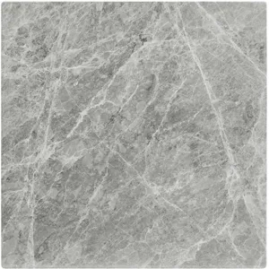 Calla Gray Marble Top Square End Table
