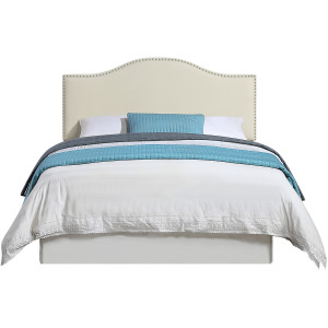 Zoe Cream Pu Headboard - Full/Queen