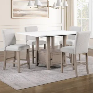 Taylor 5pcs Counter(T And 4s Dining Set