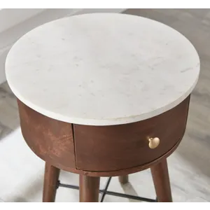 Bangalore White Marbletop Round