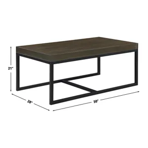 Yukon Rectangular Nesting Table With 2 Stools