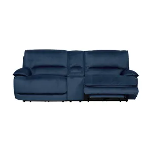 Olsen Indigo Power Reclining Loveseat Sectional