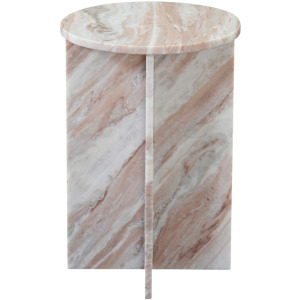 Niki Toronto Brown Marble End Table