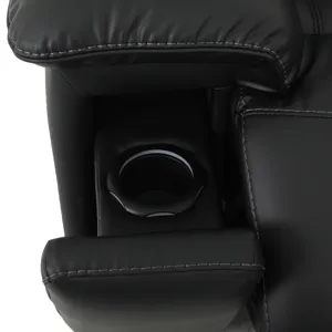 Zenith Black Power Sofa