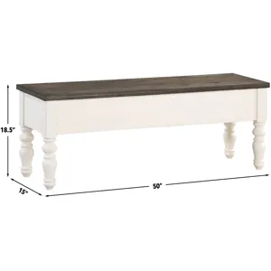 Joanna Two Tone 6-Piece Dining Set
