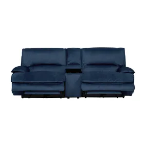Olsen Indigo Power Reclining Loveseat Sectional