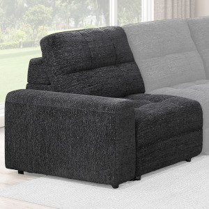Snyder Black LAF Recliner W Slider