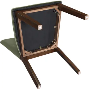 Zen Green Velvet Side Chair
