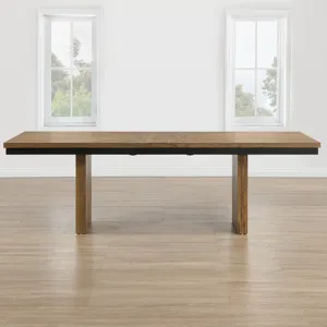 Roatan 80-96\" Table With 16-Inch Self-Storing Leaf