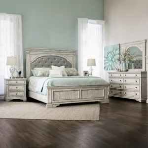 HighlandPark Highland Park White King Bed