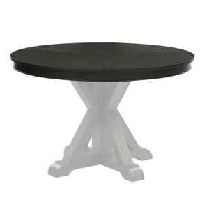 Rylie Trestle Table Base, Black Finish