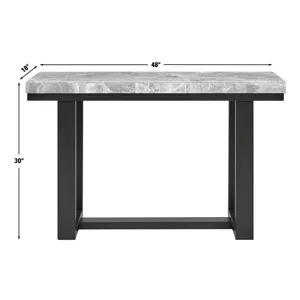 Lucca(Artemis Gray Marble Top Sofa Tab