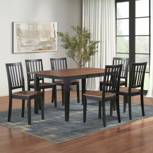 Joplin 7pc Dining Set W 6 Chairs