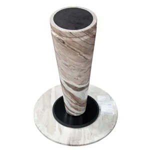 Joni Toronto Brown Marble End Table