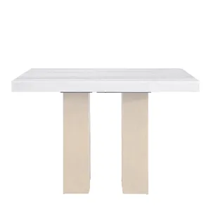 Artemis Square White Marble Top